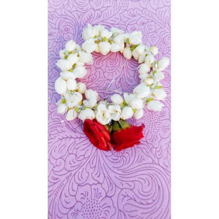 Jasmine Bracelet with Baby Roses Fresh Flower Bracelets – Price for 1 Piece