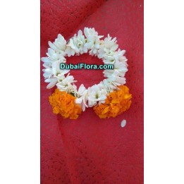 Fresh Tuberose Bracelet with Marigold – Price for 1 Piece