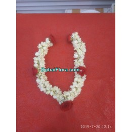 Fresh Jasmine Flower (Gajra) for Hair with Roses