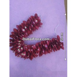 Fresh Rose Petal Garland (Gajra) for Hair 50 Cms