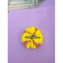 Fresh Marigold Bracelet Kangan with Arali – Price for 1 Piece