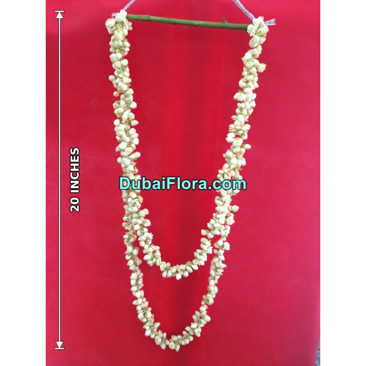 Fresh Jasmine Garland (Haar / Mala) – Traditional Floral String