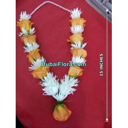 Fresh Chrysanthemum and Roses Garland