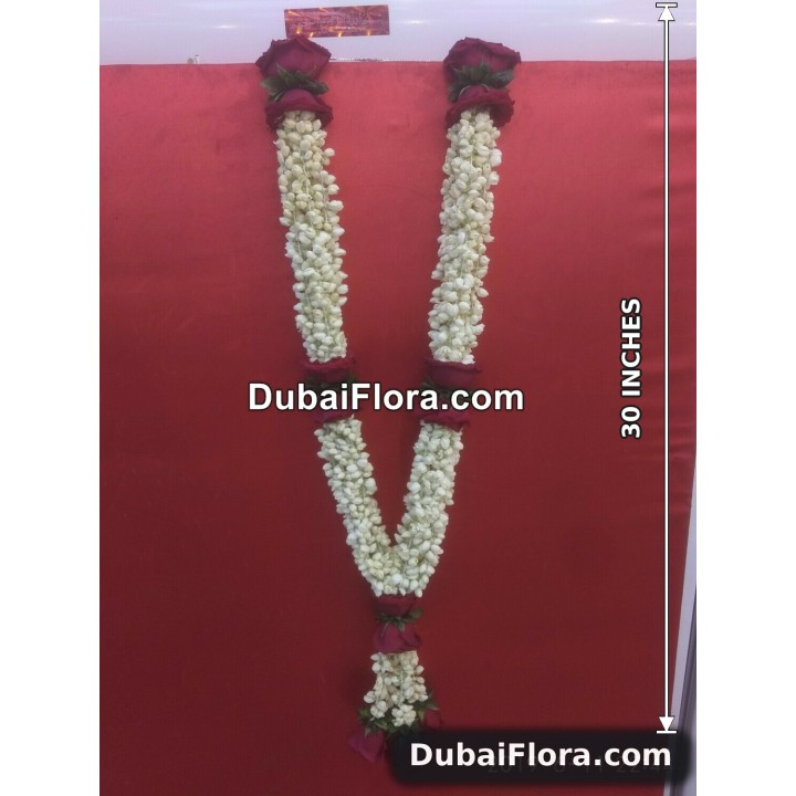 Fresh Jasmine and Rose Garland