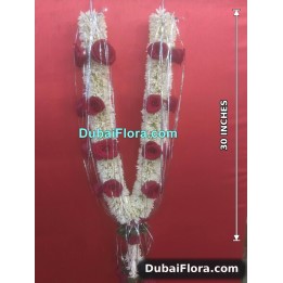 Fresh Tuberose and Rose Garland