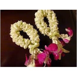 Fresh Jasmine and Orchids Kangan Bracelet (2 Pieces)
