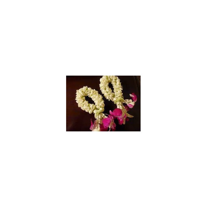 Fresh Jasmine and Orchids Kangan Bracelet (2 Pieces)