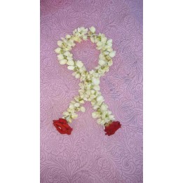 Fresh Jasmine Bracelet Kangan with Roses – Price for 1 Piece