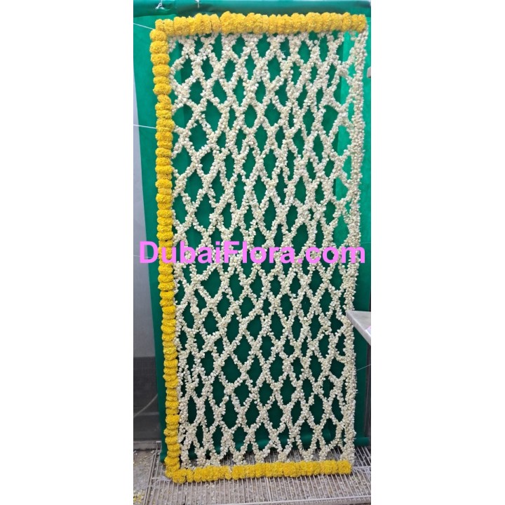 Fresh Flower Chaddar/Dupatta/Shawl with Border (72x30 inches)