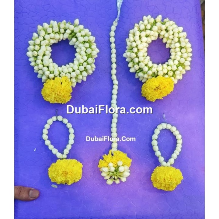 Fresh Flower Bridal Set