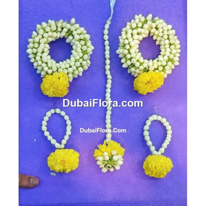 Fresh Flower Bridal Set