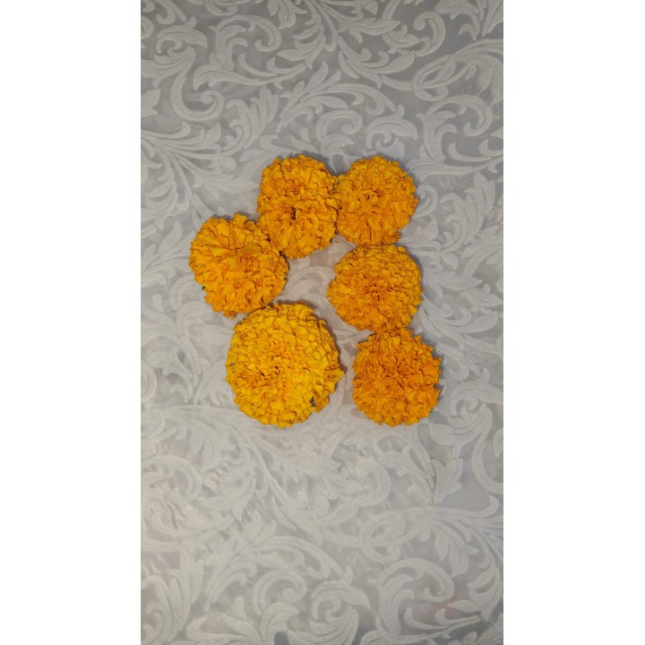 Fresh Orange Marigold Flowers Loose (Genda)
