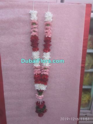 Chrysanthemum and Carnation Garland with Roses