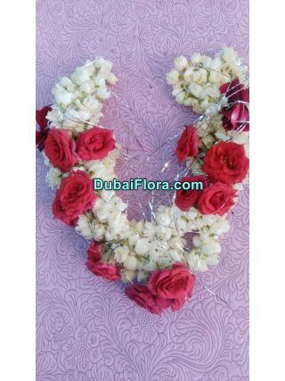 Jasmine Flower (Gajra) for Hair with Roses