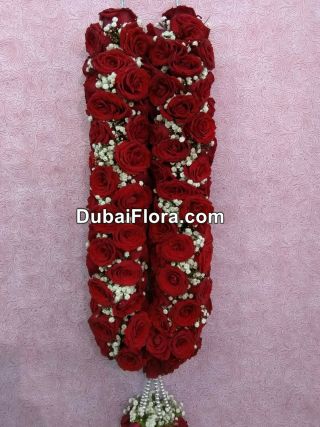 Red Roses Garland