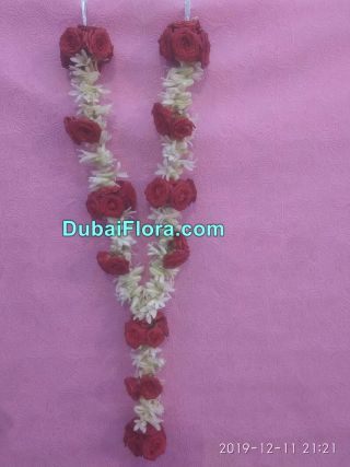 Tuberose and Roses Garland