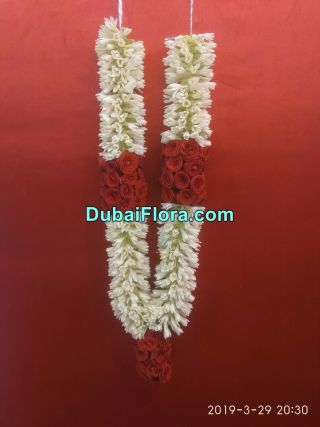 Tuberose and Roses Garland