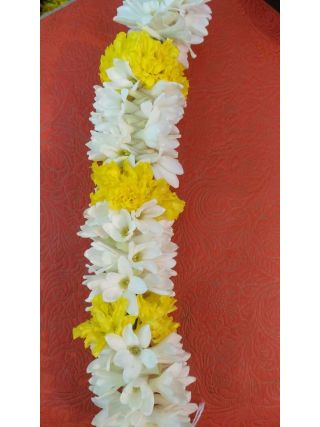 Tuberose and Yellow Marigold Strings 