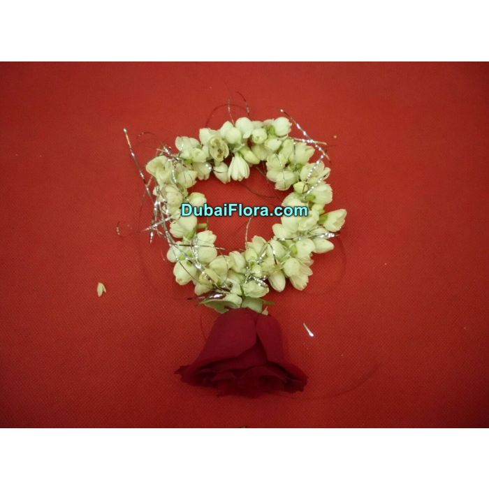 Flower Bracelet With Rose (2 Pieces)