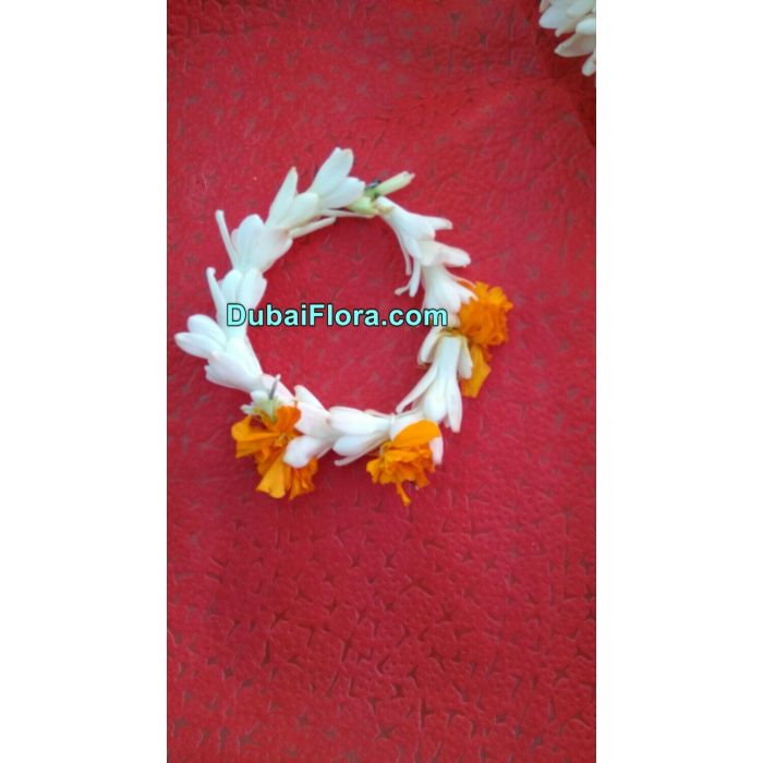 Tuberose Flower Bracelet Kangan (2 Pieces)
