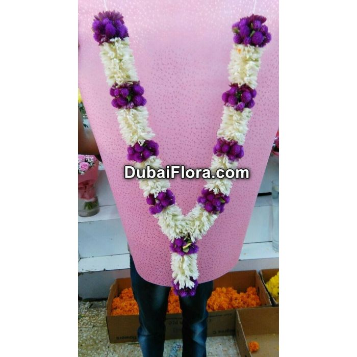 Tuberose and Vadamalli Flower Garland