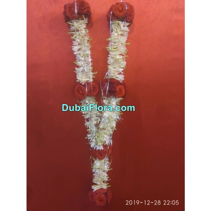 Tuberose and Roses Garland