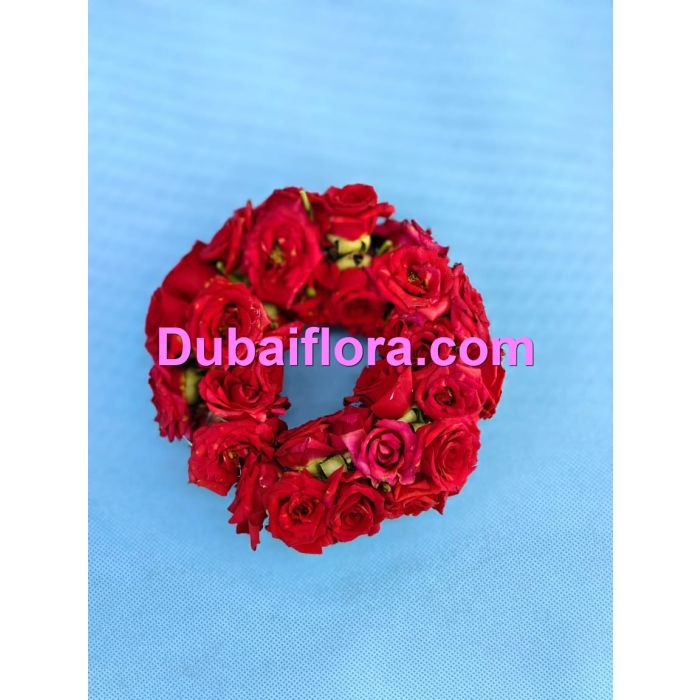 Bracelet small baby roses  in steel wire 