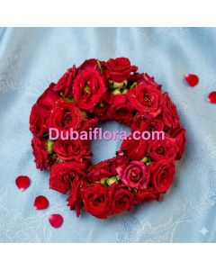 Bracelet small baby roses  in steel wire 