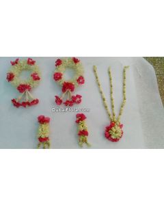 Bridal Flower Jewellery Set