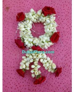 Jasmine Kangan Bracelet with Roses (2 Pieces)
Uae Delivery Gajrey Gajra