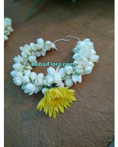 Jasmine Kangan Bracelet with Chrysanthemum (2 Pieces)