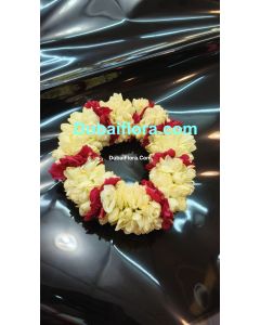 Pair  Jasmine kangan with rose patels 
