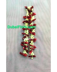 Hair Gajra – 30 inch Fresh Jasmine & Rose Petal String