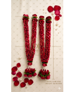 Red Rose Petals Garland