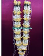 Yellow Roses and Tuberose Garland