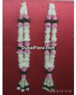 Pair of Tuberose and Roses Garland (Haar)