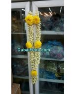 Jasmine and Marigold Garland (Haar) for haldo mehdi pithi sachak