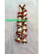 Hair Gajra – 30 inch Fresh Jasmine & Rose Petal String