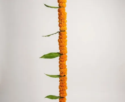 Marigold & mango-leaf strings